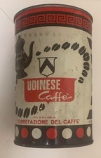 SCATOLA LATTA UDINESE CAFFE TORREFAZIONE ANNI 1970