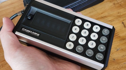 Calcolatrice portatile vintage