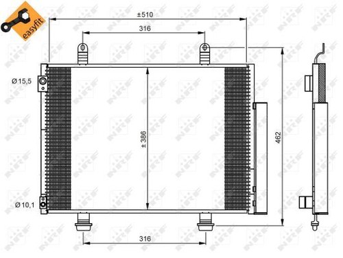 Condensatore climatizzatore - condensatore,
