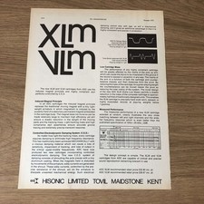 GRAM170 MAGAZINE ADVERT 11X8 ADC XLM & VLM CARTRIDGES