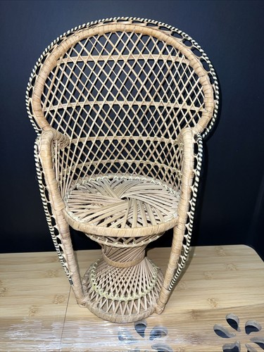 Sedia vintage coquette pavone - sedia,