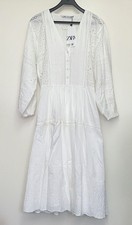 ABITO MIDI ZARA RICAMATO