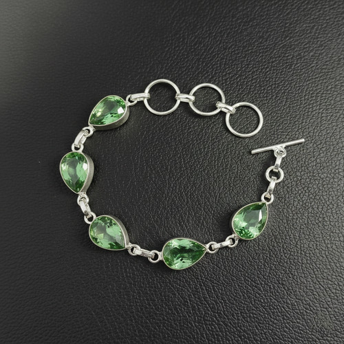 Bracciale ametista verde - , |