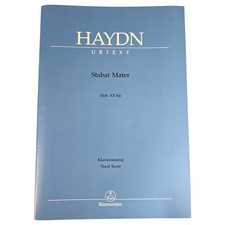 Haydn stabat mater - mater, score