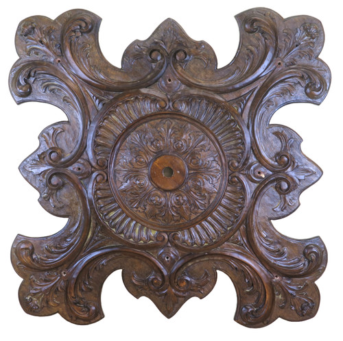 Fregio antico legno intagliato - fregio,