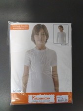 PACK 5 PZ CANOTTA BIMBO CALDO COTONE MANICA CORTA 8-9 ANNI