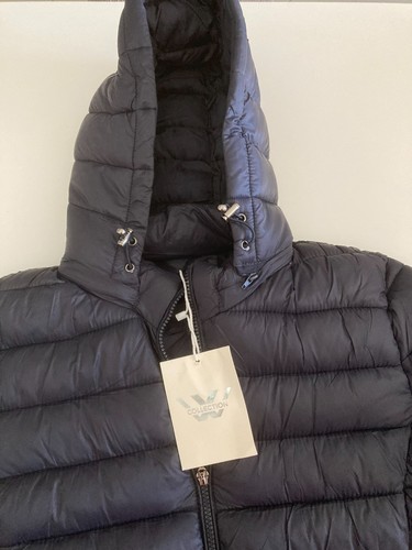 Cappotto donna piumino blu