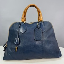 Borsa Bauletto PRADA Bluette in pelle con ciottoli