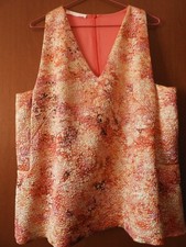 Top / Sottogiacca LES COPAINS in prezioso tessuto Tg 48