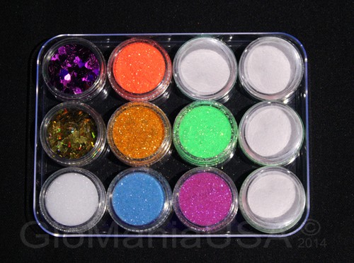 Nail art glitter neon - nail,