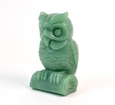 Gufo in Agata Verde