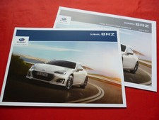 Brochure SUBARU BRZ 2.0i Sport