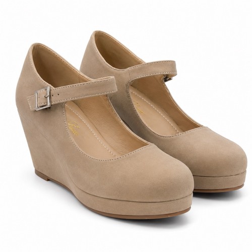 Scarpa donna zeppa - , punta