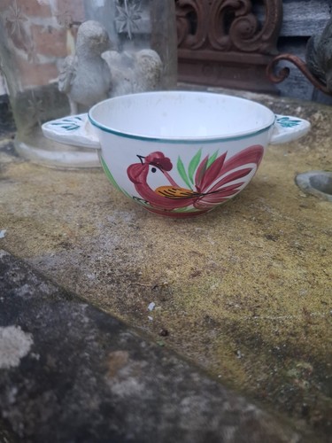 Ancien bol oreille decor - 1,