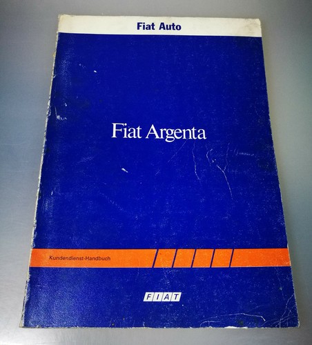 Manuale officina fiat argenta - manuale,