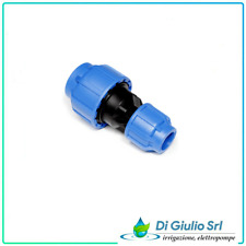 MANICOTTO RIDOTTO RACCORDO A COMPRESSIONE PN16 TUBI PE PP IRRIGAZIONE