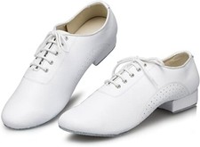 Scarpe da Ballo Uomo COLORE BIANCO TG 46 FONDO CON BUFALINA