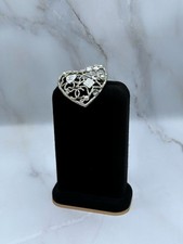 Spilla Chanel Cuore Argento