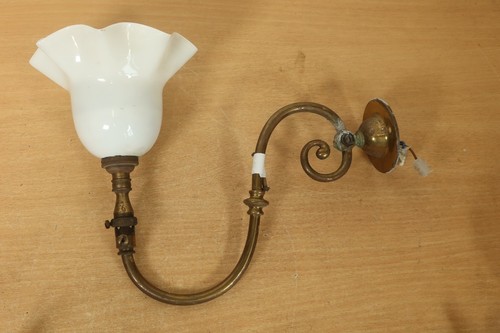 Lampada gas antica ottone - a,
