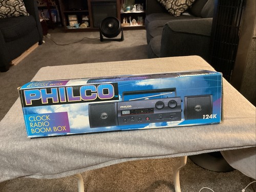 Philco clock radio - radio, boom