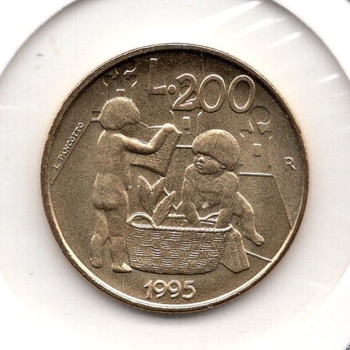 1995 san marino - 200, lire