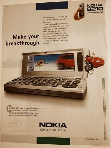 Pubblicità stampa telefono