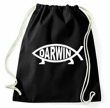 Darwin Sacchetto Pesce Evoluzione Borsa Sportiva Juta Zaino FSM PASTAFARI