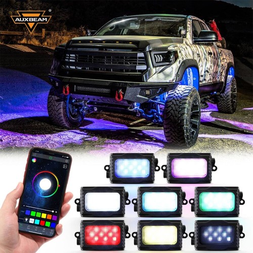 Auxbeam rgb led - auxbeam, 8x