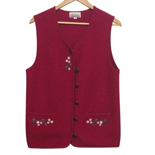 Vintage red floral - m.a.t,
