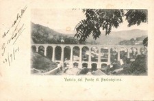 dr727 cartolina ponte di