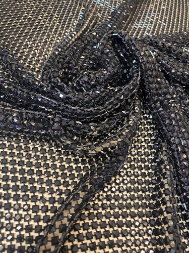 Tessuto rete strass diamante - rete,