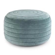 Simplihome Round Velvet Pouf