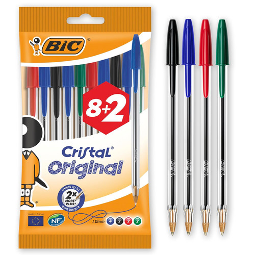 Bic cristal 2 penne - -,
