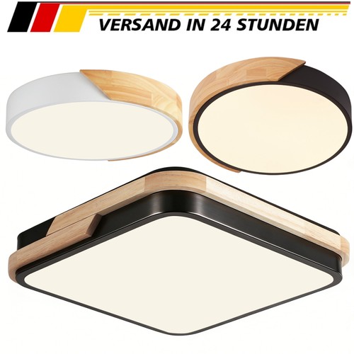 Lampada soffitto legno led - lampada,