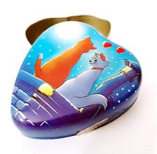 ARISTOGATTI Aristo-cats Disney 1986t perfetti heart tin box scatola cuore latta