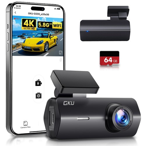 Gku dash cam auto - cam,