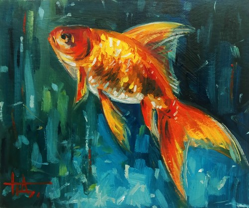 Dipinto olio originale - dipinto, ad