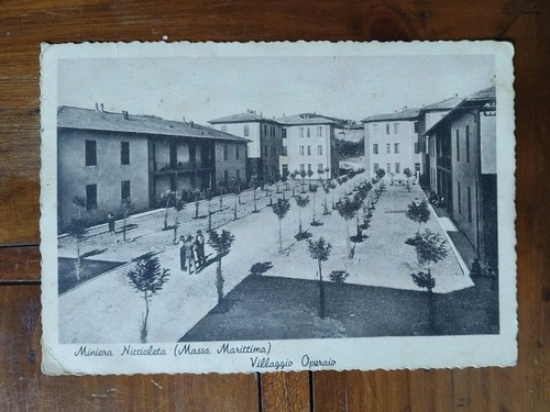 Cartolina miniera niccioleta - cartolina,