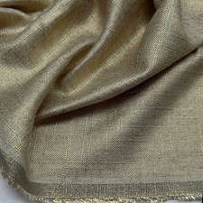Tessuto Lino Spalmato 130 Oro