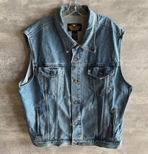 Gilet biker denim gruppo