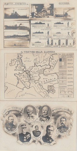 Tre cartoline prima guerra - cartoline,