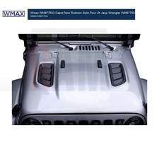 Jeep Wrangler JK 2007-2018 Capot New Rubicon Style | Hood Style Wmax WM677533