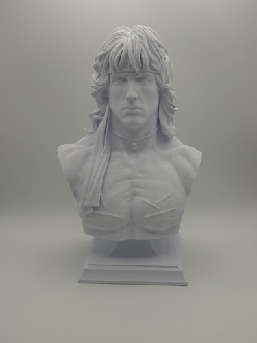 Busto rambo sylvestre - 3d,