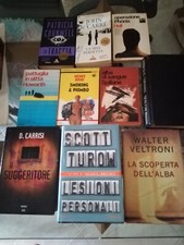 LOTTO 10 LIBRI GIALLI THRILLER MONDADORI GARZANTI