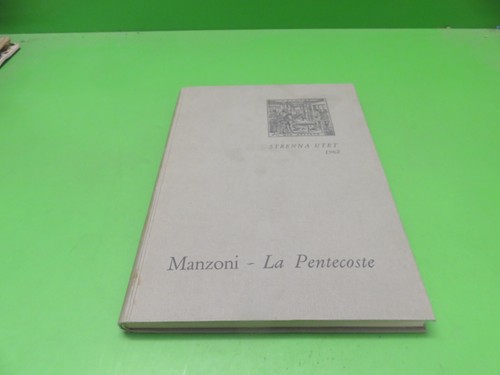 Manzoni pentecoste strenna - manzoni, (strenna