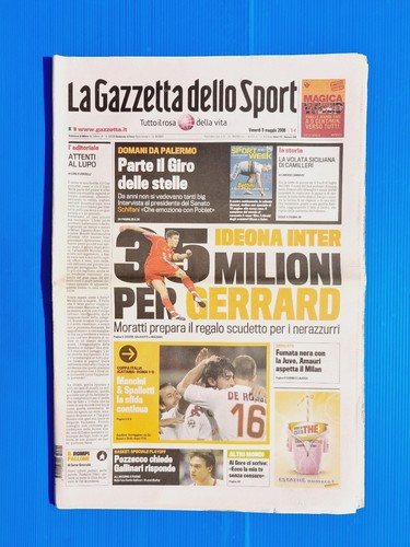 Gazzetta dello sport maggio - dello, 9