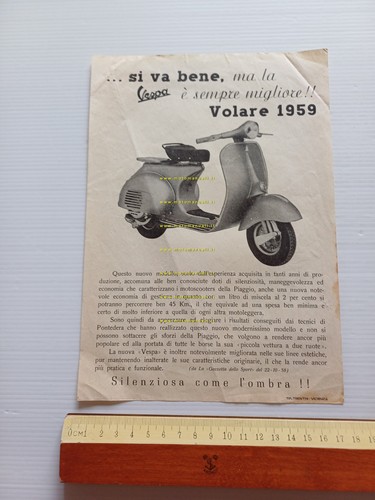 Piaggio vespa 1959 depliant - 2%,