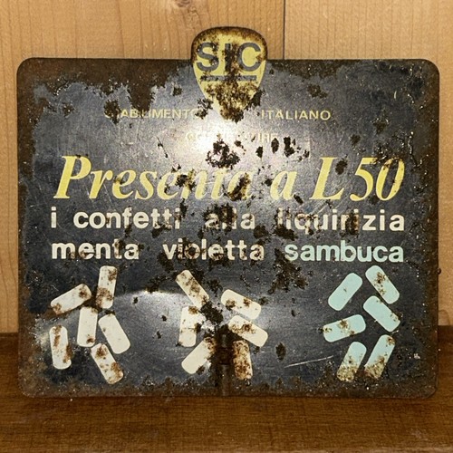 Lamierino pubblicitario sic - pubblicitario,