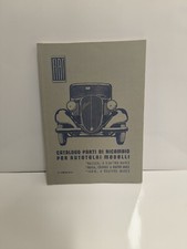Catalogo Ricambi FIAT BALILLA 4 Marce ORIGINALE 1942