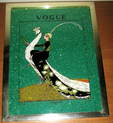 Quadro vogue stampa - vogue, vetro